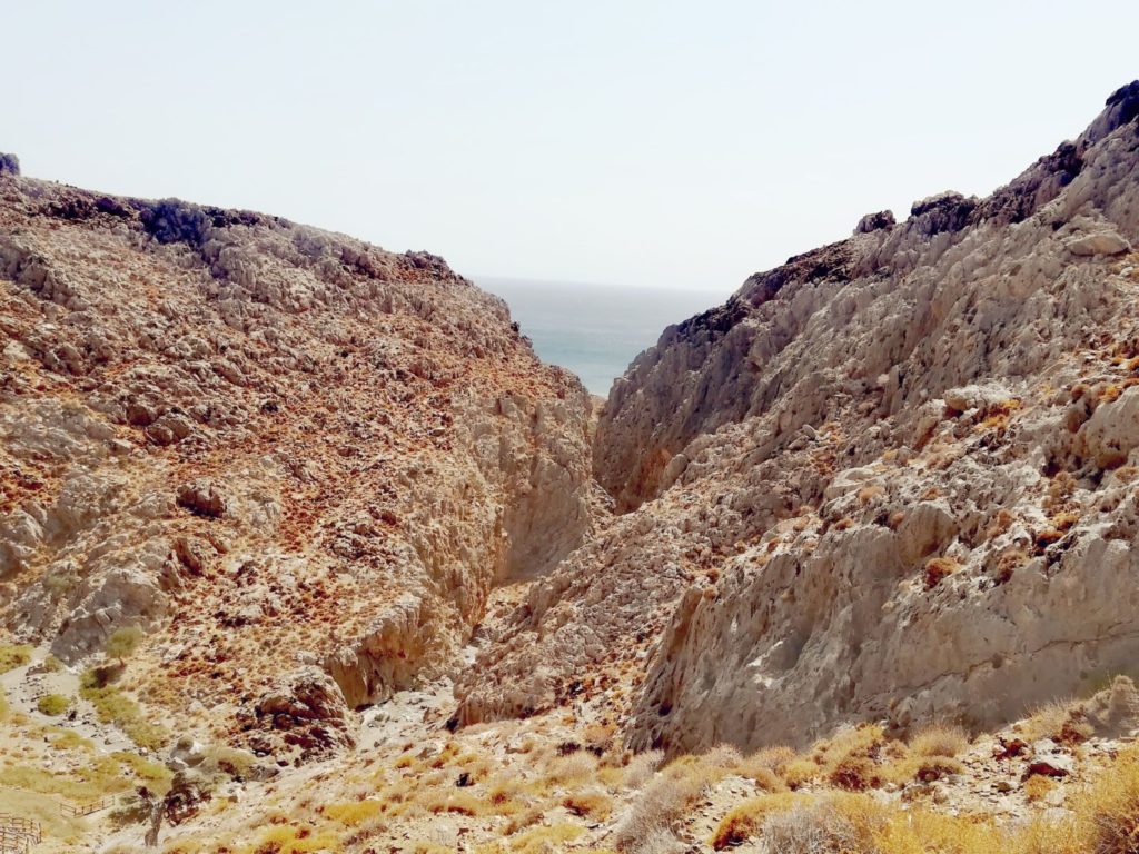 Felsen Trafoula Bucht
